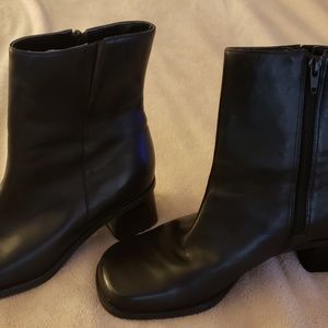 Naturalizer Black Leather Boots